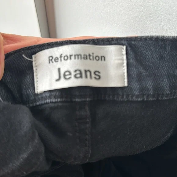 Reformation high waisted black skinny jeans - Picture 10 of 10